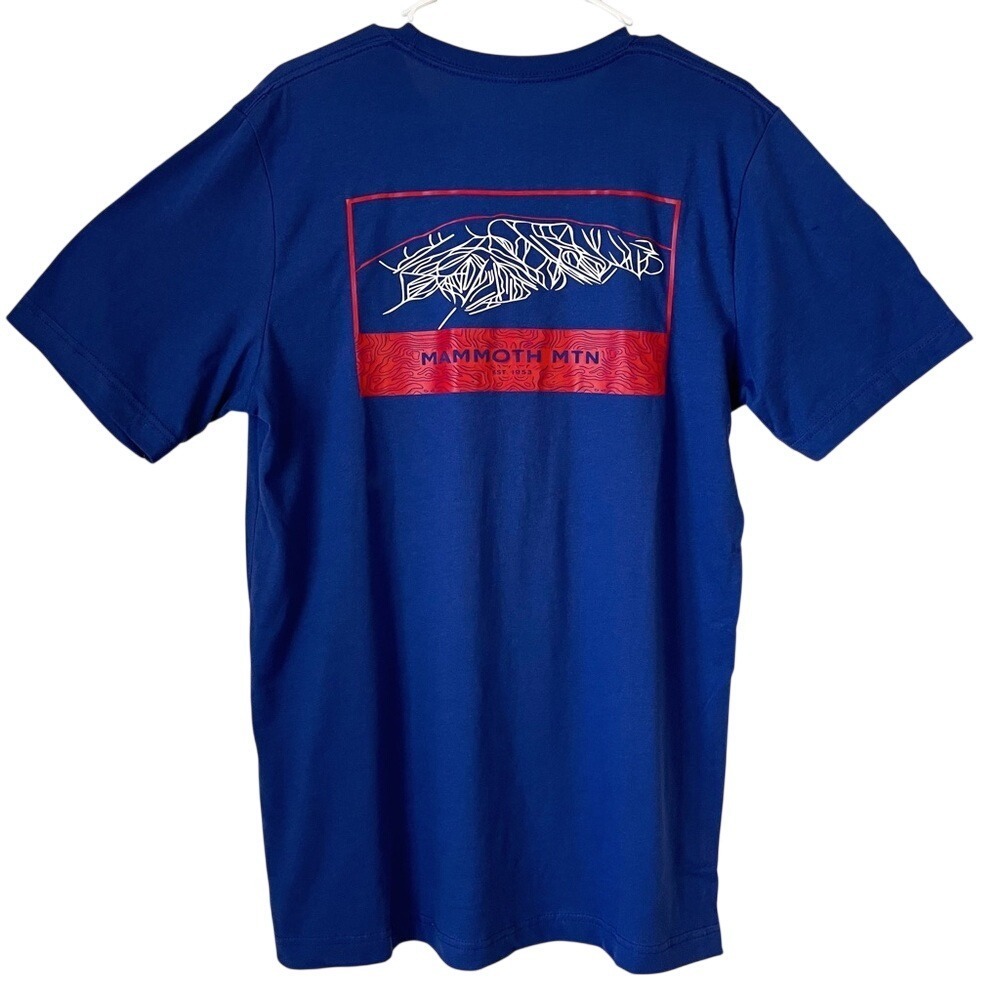 Mammoth Mountain Unisex One Of Kind Handmade Graphic Crewneck Shirt